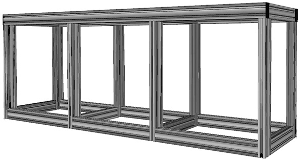 T-Slot Alüminyum Akvaryum Sehpası